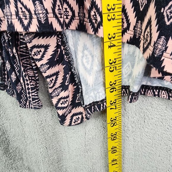 Womens Frumos Aztec Print Open Front Cardigan Jacket Long Sleeve Size 2XL/3XL - Picture 9 of 10